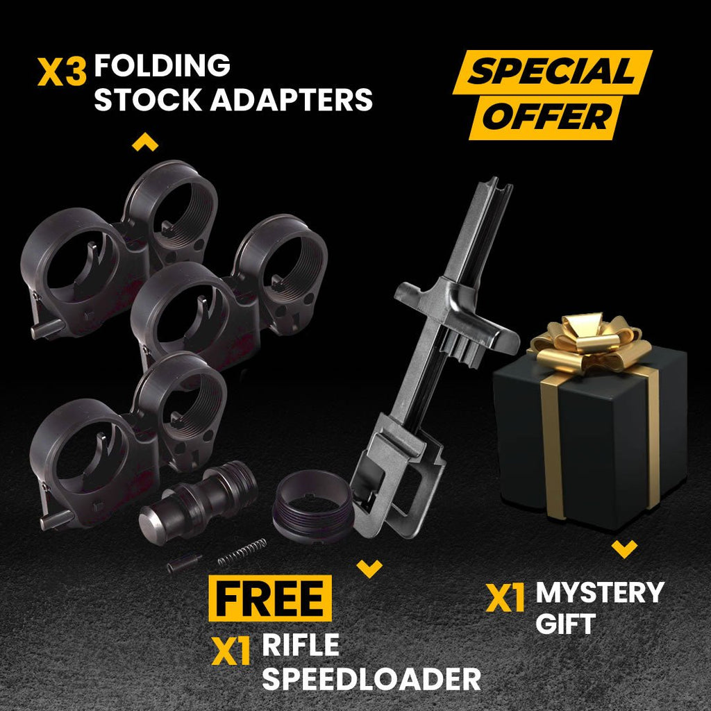 Buy 3 Folding Stock & Get 1 Rifle Speedloader - TX Tactic Pro
